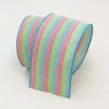 Spring^Farrisilk Herringbone Multicolored Stripes 2.5"X10Yd