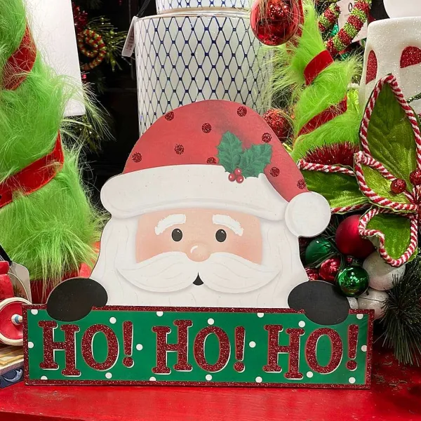 Signs^Craig Bachman Ho Ho Ho Santa Sign