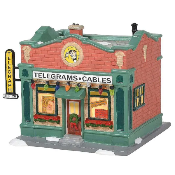 Table Decor^Department 56 Hohman Telegraph Office, Dept. 56 Village