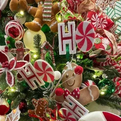 Floral^RAZ Ho,Ho,Ho Peppermint Spray
