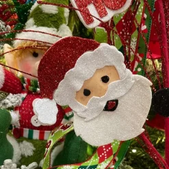 Floral^Craig Bachman Ho-Ho-Ho Santa Spray