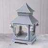 Table Decor^Beatriz Ball Holiday Pagoda Lantern, Blue