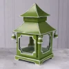 Table Decor^Beatriz Ball Holiday Pagoda Lantern, Green