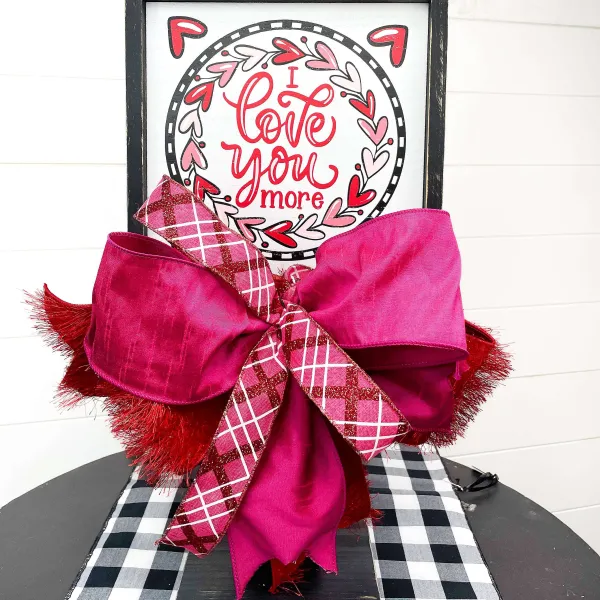 Ribbon^Reliant Ribbon Hot Pink Dupioni Supreme, 4" X 10Yd