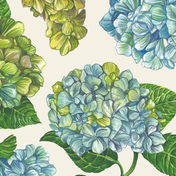 Party Diy^Hester & Cook Hydrangea Cocktail Napkin Set