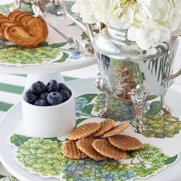 Spring^Hester & Cook Hydrangea Serving Papers
