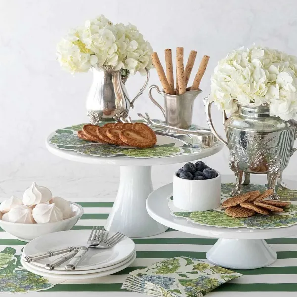 Spring^Hester & Cook Hydrangea Serving Papers