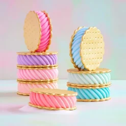 Figurines^Glitterville Ice Cream Sandwich Display By