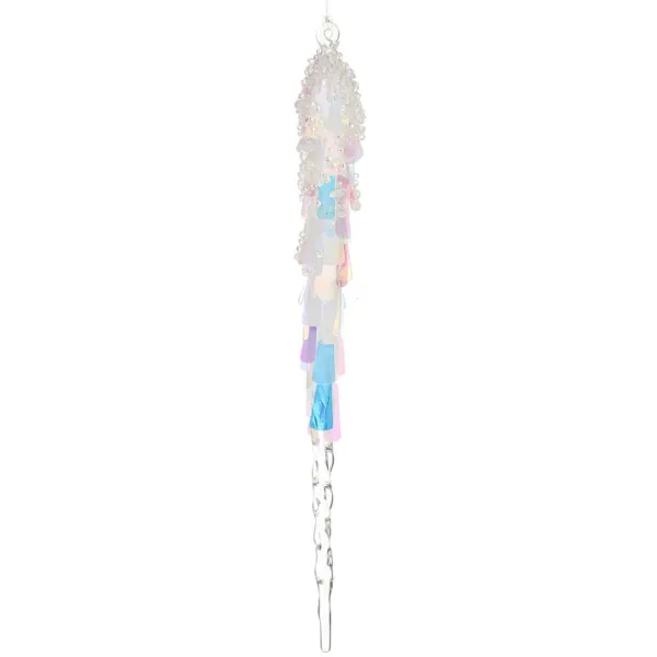 Winter^Regency Iridescent Icicle Ornament, 11"