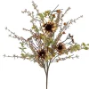 Floral^Liberty Floral Ivory Sunflower Berry Filler Bush