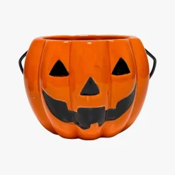 Table Decor^Transpac Jack-O-Lantern Bowl