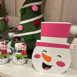 Table Decor^Transpac Jolly Snowman D Cor