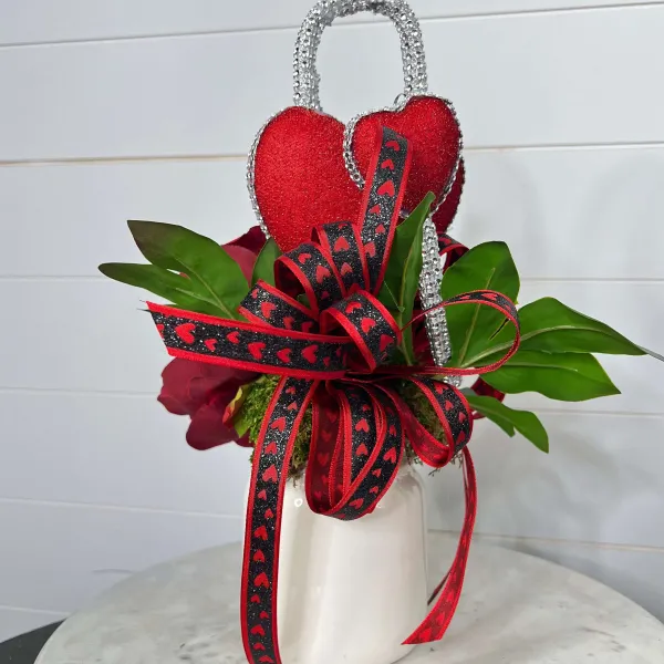 Creations^* Key To My Heart Valentine Arrangement