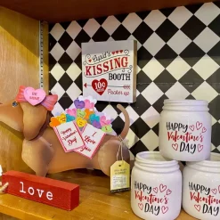 Home Accents^Burton & Burton Kissing Shelf Sitter