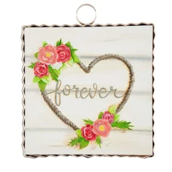 Table Decor^The Round Top Collection Kross Forever Rope Heart Mini Gallery Art