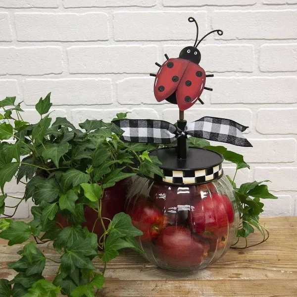 Spring^The Round Top Collection Lady Bug Finial