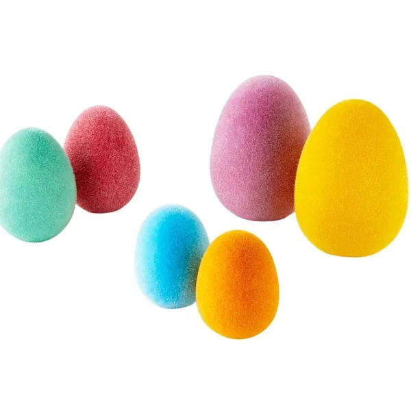 Table Decor^180 Degrees Large Flocked Egg Figurine
