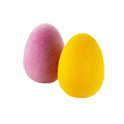 Table Decor^180 Degrees Large Flocked Egg Figurine