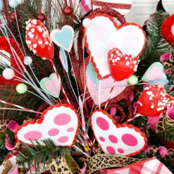 Picks^Liberty Floral Layered Pastel Heart Pick