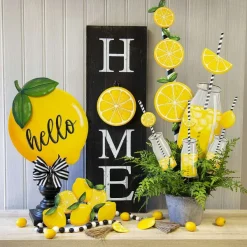 Table Decor^The Round Top Collection Lemon Charm