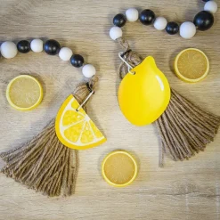 Table Decor^The Round Top Collection Lemon Garland Charms