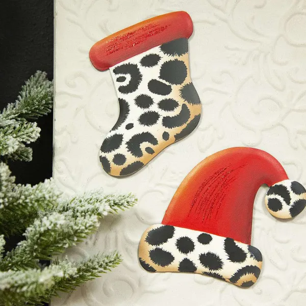 Table Decor^The Round Top Collection Leopard Magnet
