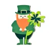 St. Patrick's Day^Happy Everything Leprechaun Big Attachment By !