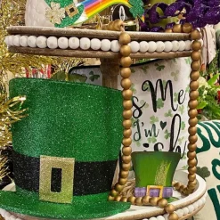 St. Patrick's Day^Liberty Floral Leprechaun Top Hat