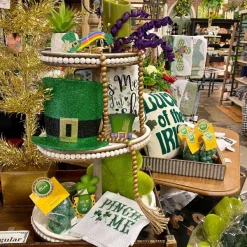St. Patrick's Day^Liberty Floral Leprechaun Top Hat