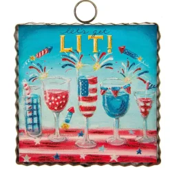 Table Decor^The Round Top Collection Let's Get Lit! Mini Hamilton Gallery Art