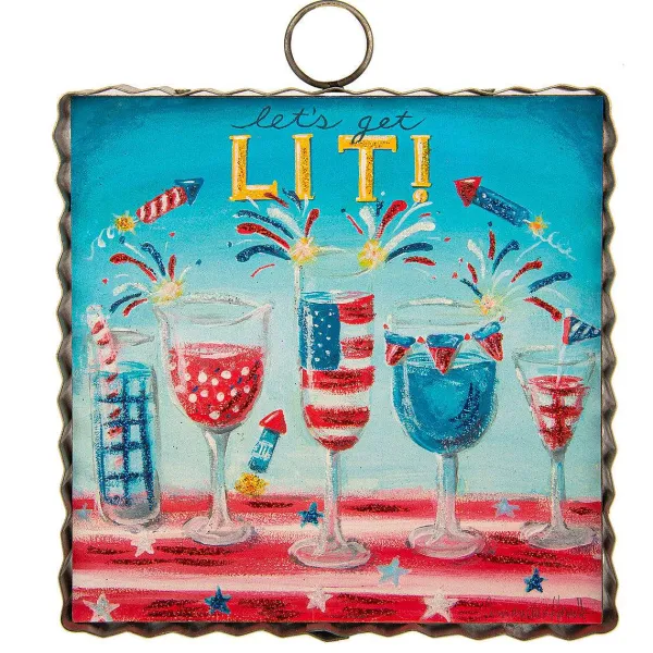 Table Decor^The Round Top Collection Let's Get Lit! Mini Hamilton Gallery Art
