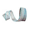 Ribbon^Farrisilk Light Blue Vibrant Weave Ribbon, 1.5" X 10Yd