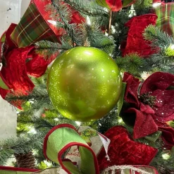 Ball Ornaments^Farrisilk Lime Green Candy Apple Ball Ornament, 8"