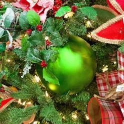 St. Patrick's Day^Farrisilk Lime Green Matte Ball Ornament, 8"