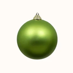 St. Patrick's Day^Farrisilk Lime Green Matte Ball Ornament, 8"