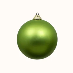 St. Patrick's Day^Farrisilk Lime Green Matte Ball Ornament, 4"