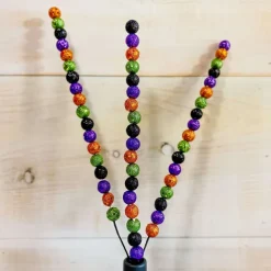 Sprays^Liberty Floral Lime Green, Orange, Black & Purple Glitter Ball Spray