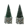 Table Decor^Department 56 Limestone Topiaries, Dept. 56 Village