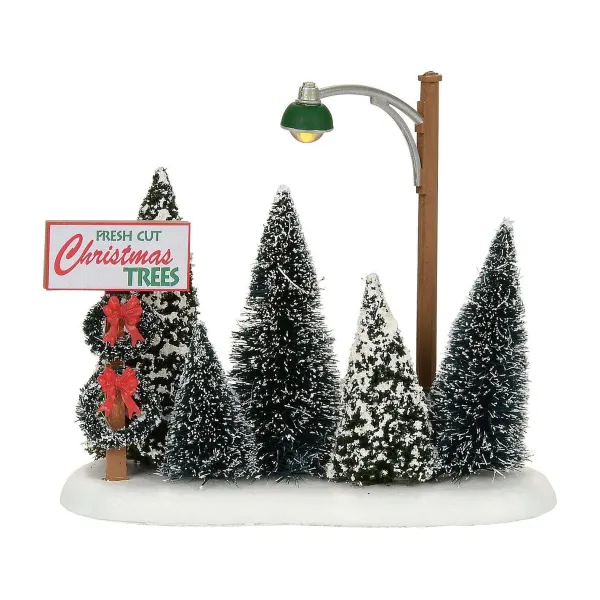 Table Decor^Department 56 Lit Christmas Tree Lot, Dept. 56 Village