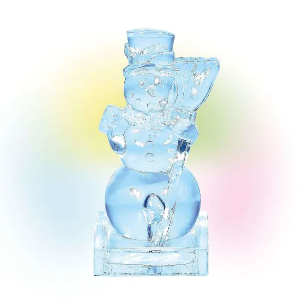 Table Decor^Department 56 Lit Ice Castle Snowman Dept. 56 Village