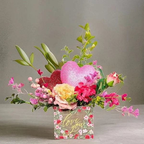 Creations^* Love You Valentine Arrangement