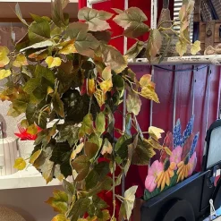Faux Plants^Liberty Floral Maple Leaves Hanging Bush