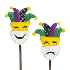 Mardi Gras^The Round Top Collection Mardi Gras Mask Finial