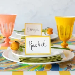 Celebrate Birthday^Hester & Cook Marigold Classic Stripe Runner