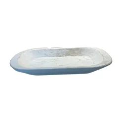Decorative Containers^Forever Green Art Medium Carved Dough Bowl