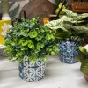 Floral Decor^CRI Medium Eucalyptus Real To Touch Half Topper
