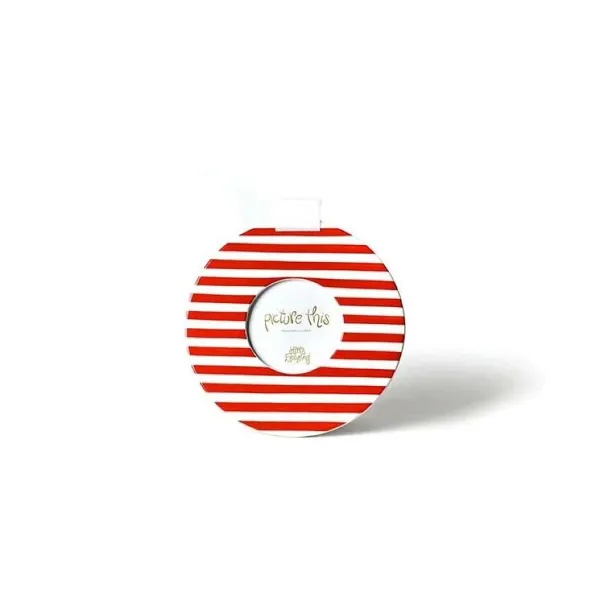 Table Decor^Coton Colors Medium Stripe Mini Round Frame By Happy Everything