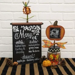 Table Decor^The Round Top Collection Menu Board Finial Holder