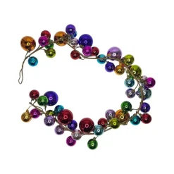 Garlands^RAZ Merry And Bright Ball Garland, 4'