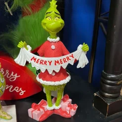 Focal Points^Department 56 Merry Collection Grinch Figurine, Dept. 56 Village
